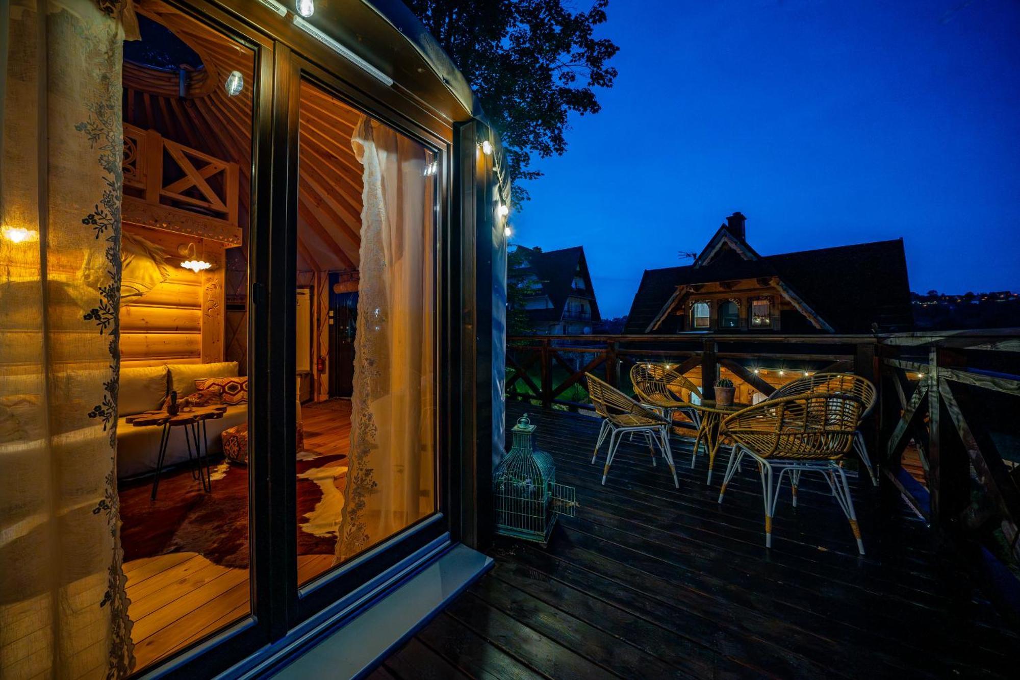 Jurta Na Wypasie - Luksusowy Namiot Z Widokiem Na Gory - Jacuzzi, Sauna, Split Ac, Private, Star View Zakopane Eksteriør bilde