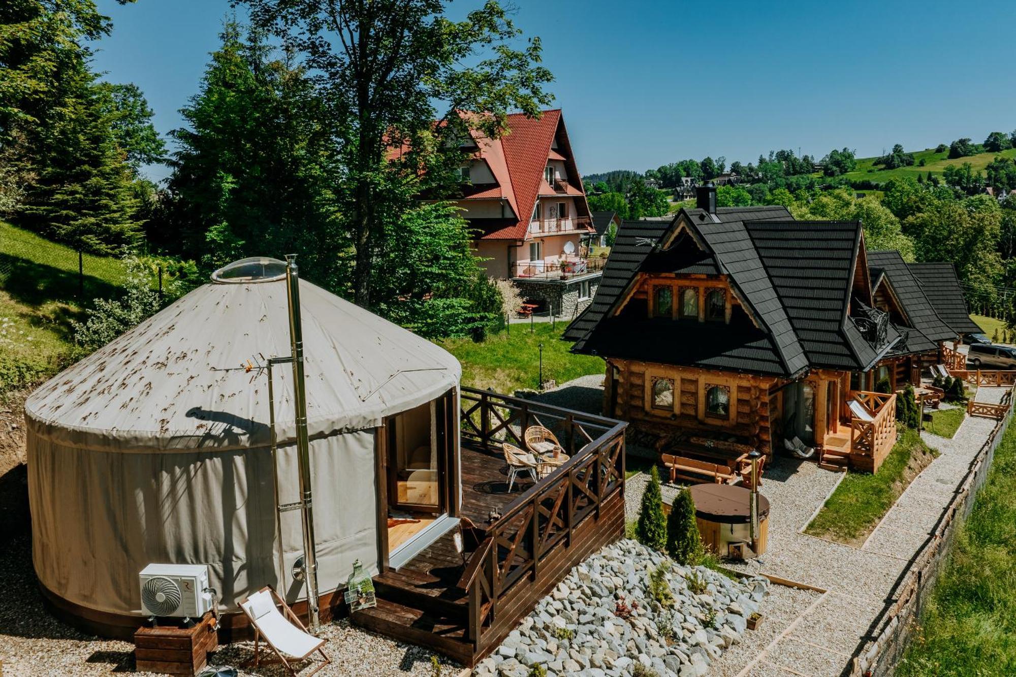 Jurta Na Wypasie - Luksusowy Namiot Z Widokiem Na Gory - Jacuzzi, Sauna, Split Ac, Private, Star View Zakopane Eksteriør bilde